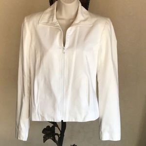 Henri Bendel Bright White Classic Jacket